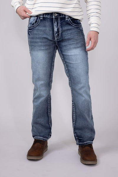 001-true-luck-mens-jeans-peter-bootcut-1_grande.jpg True Luck Peter Bootcut Jeans for Men