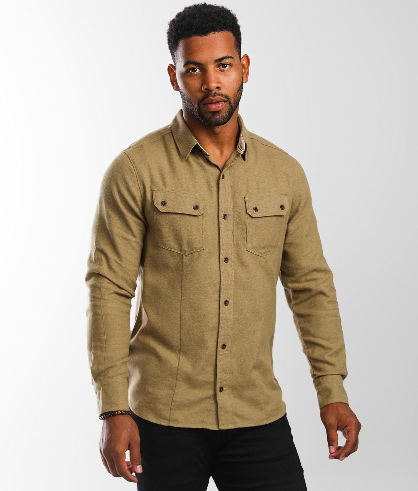 0417f78f014afacb4770dbd138e36bc9v3.jpg Outpost Makers Ocean-Tech Shirt - Men's Shirts in Gold Rush