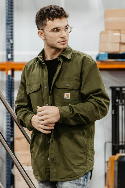 067-Matt-Carhartt-Weatherproof-Indoors_grande.jpg Carhartt Relaxed Canvas Shirt Jacket for Men in Green