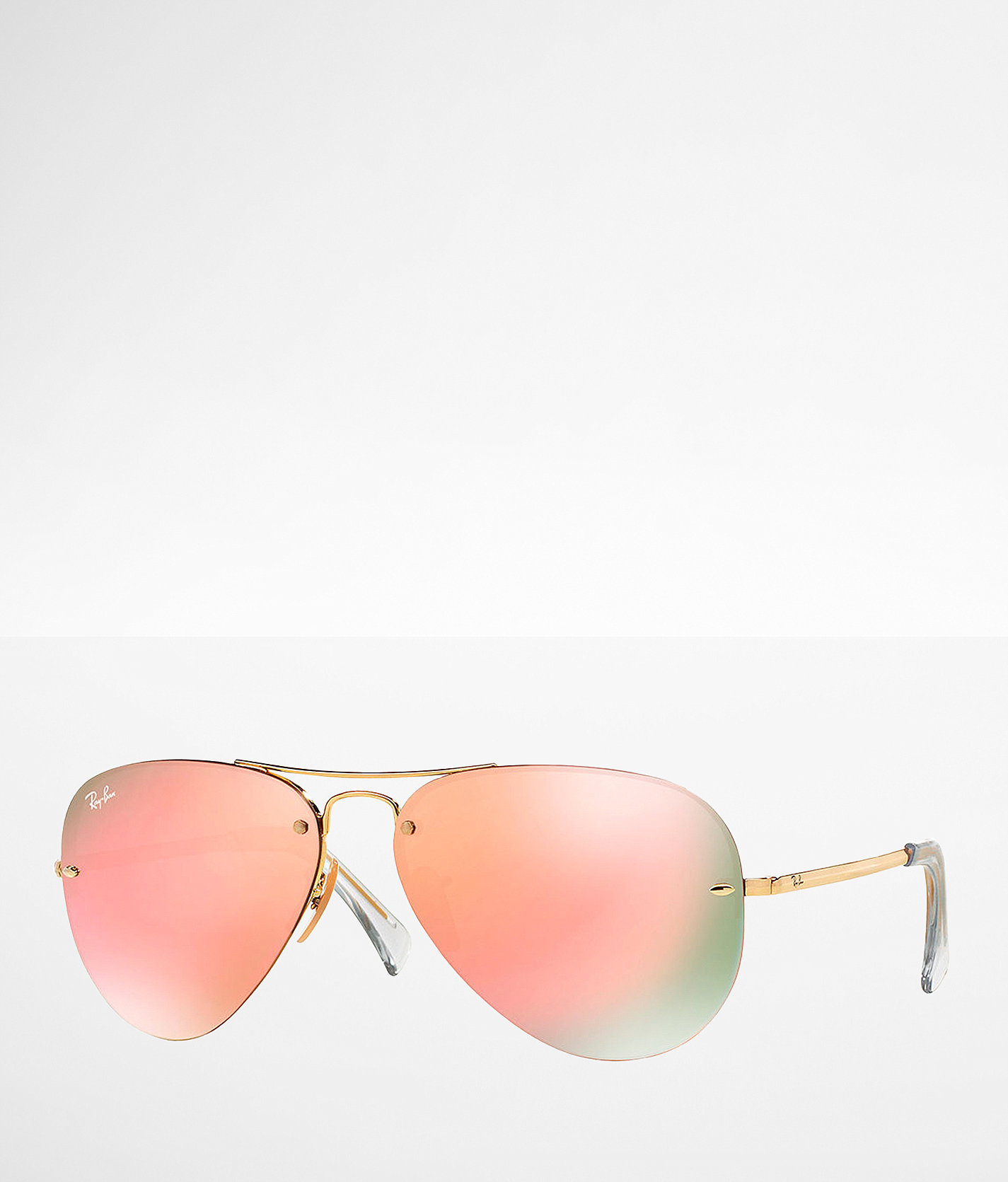 Ray-Ban® Rimless Aviator Sunglasses - Women's Sunglasses & Glasses in Gold Gradient