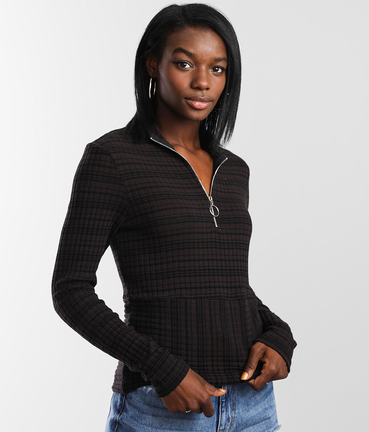 12694ca88c738e03f2c6634638628a09v3.jpg Gilded Intent Quarter Zip Pullover - Women's Sweatshirts in Multi