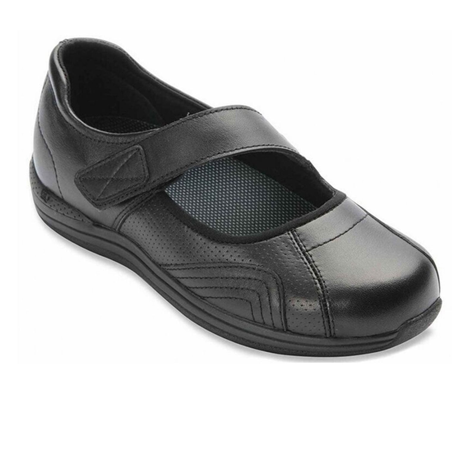 14400-12_1.jpg Drew Heather Mary Jane (Women) - Black Leather