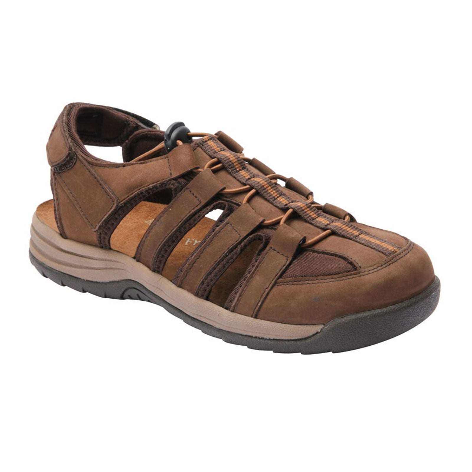 17031-65_1.jpg Drew Element Backstrap Sandal (Women) - Brown Nubuck Leather