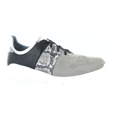 18019-NPB_1.jpg Naot Buzz Sneaker (Women) - Gray/Gray/Silver/Black