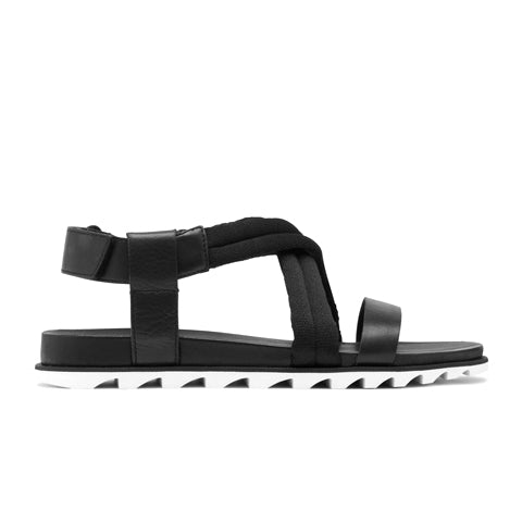 1936621-010_1.jpg Sorel Roaming Decon Flat Backstrap Sandal (Women) - Black