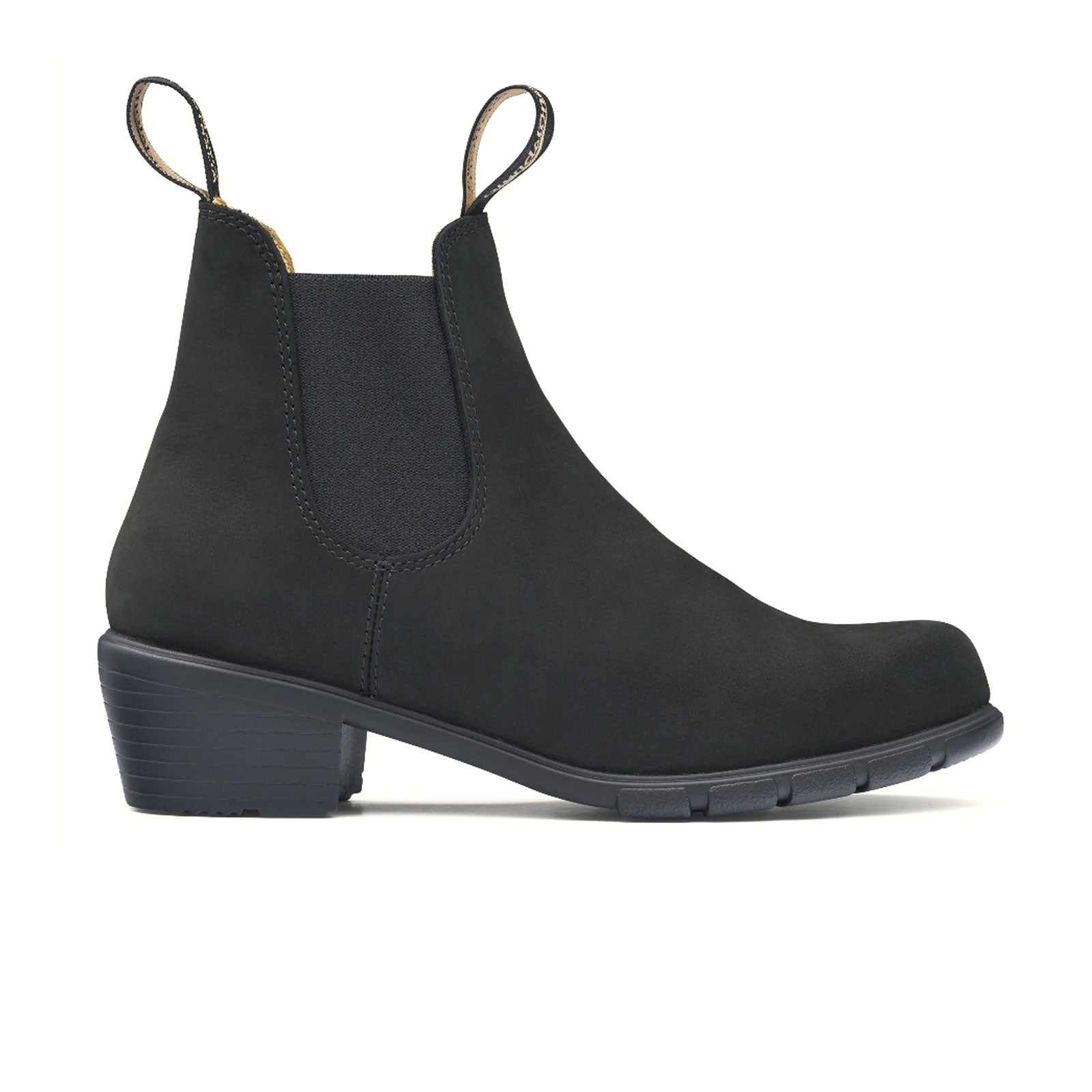 Blundstone 1960 Heeled Chelsea Boot (Women) - Black Nubuck