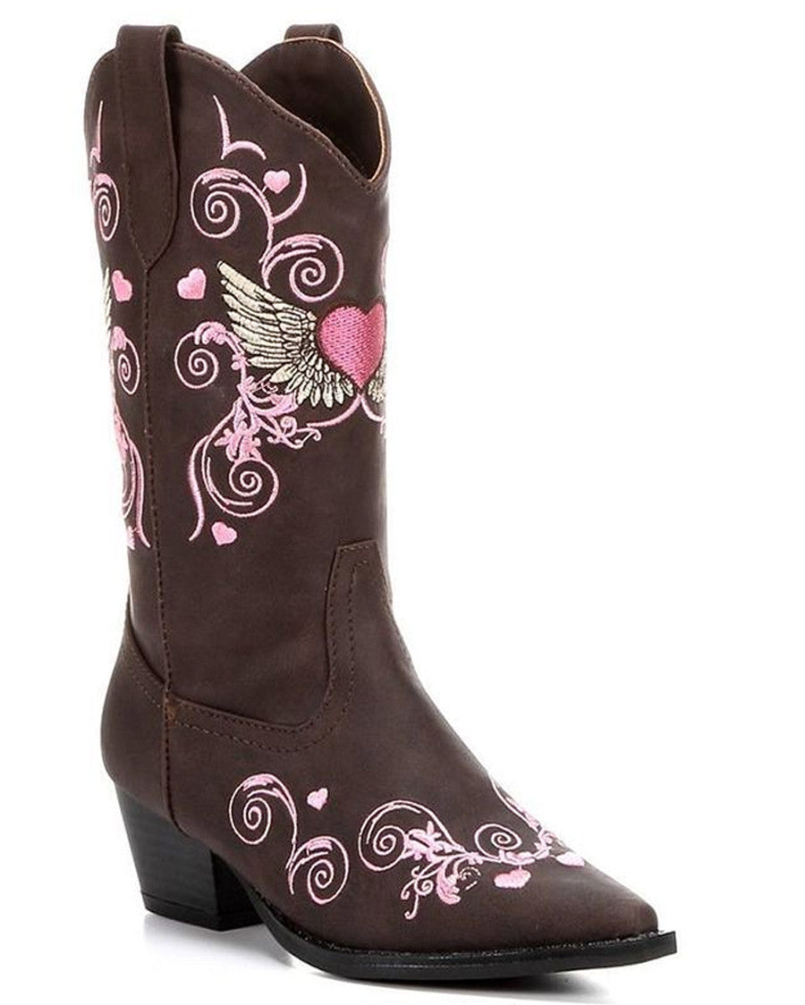 1_32e30dcd-e0be-4255-a59d-95d70f3af02c.jpg Kids' Winged Heart Boots