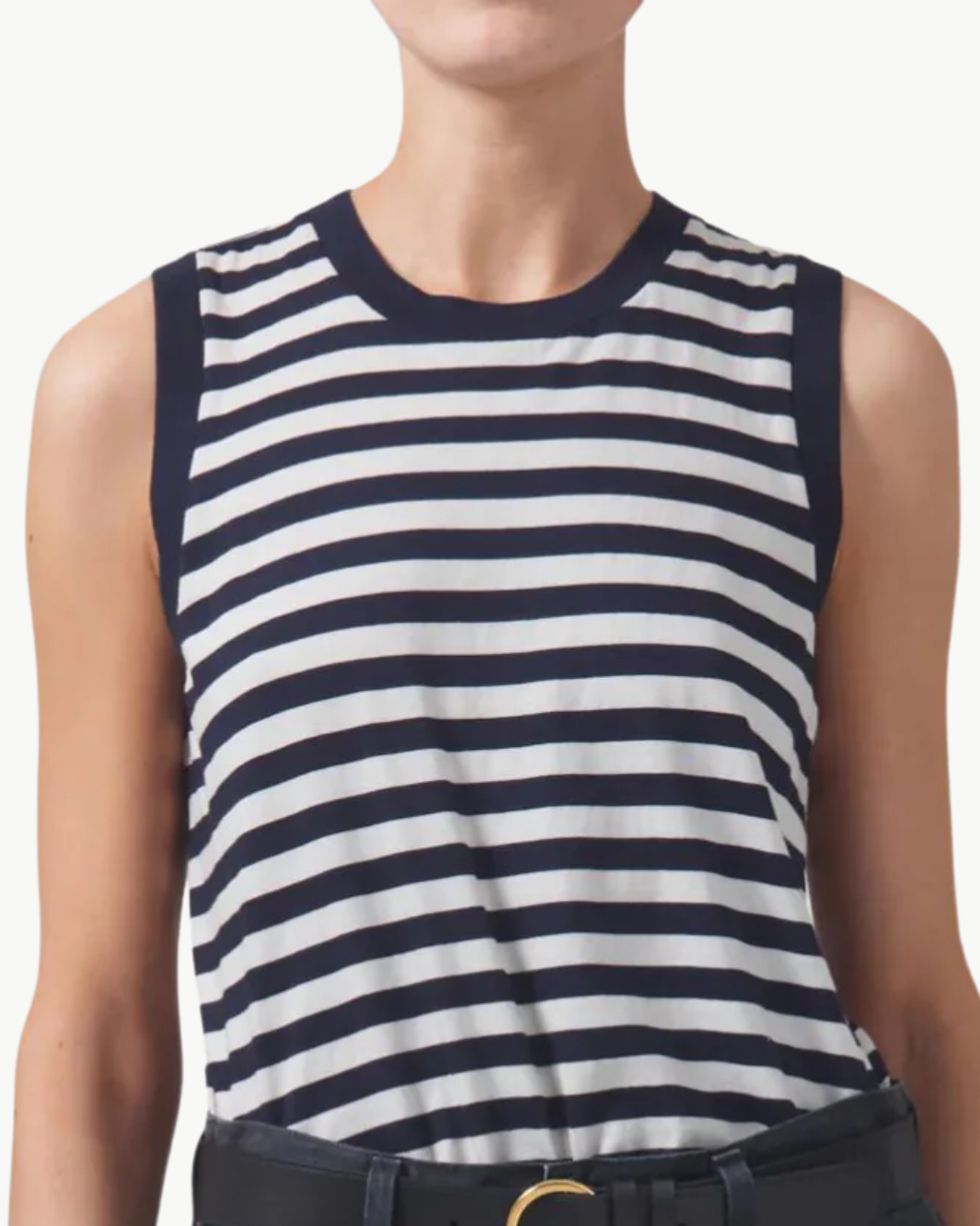 JESSIE MODERN MUSCLE TEE IN ECLIPSE STRIPE