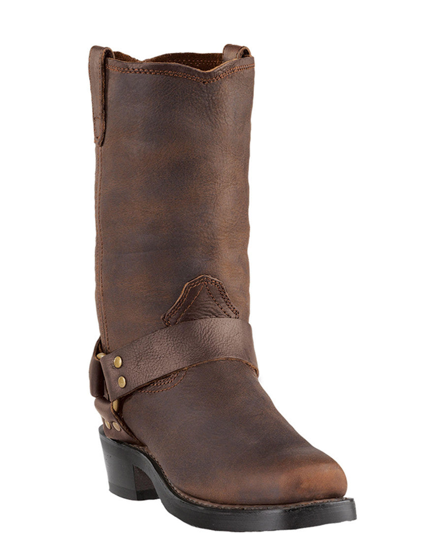 1_7c3ce782-7339-4ec3-acaf-1717a5c88e74.jpg Dingo Mens Dean Harness Boots - Brown | Cowboy Boots at Skip's