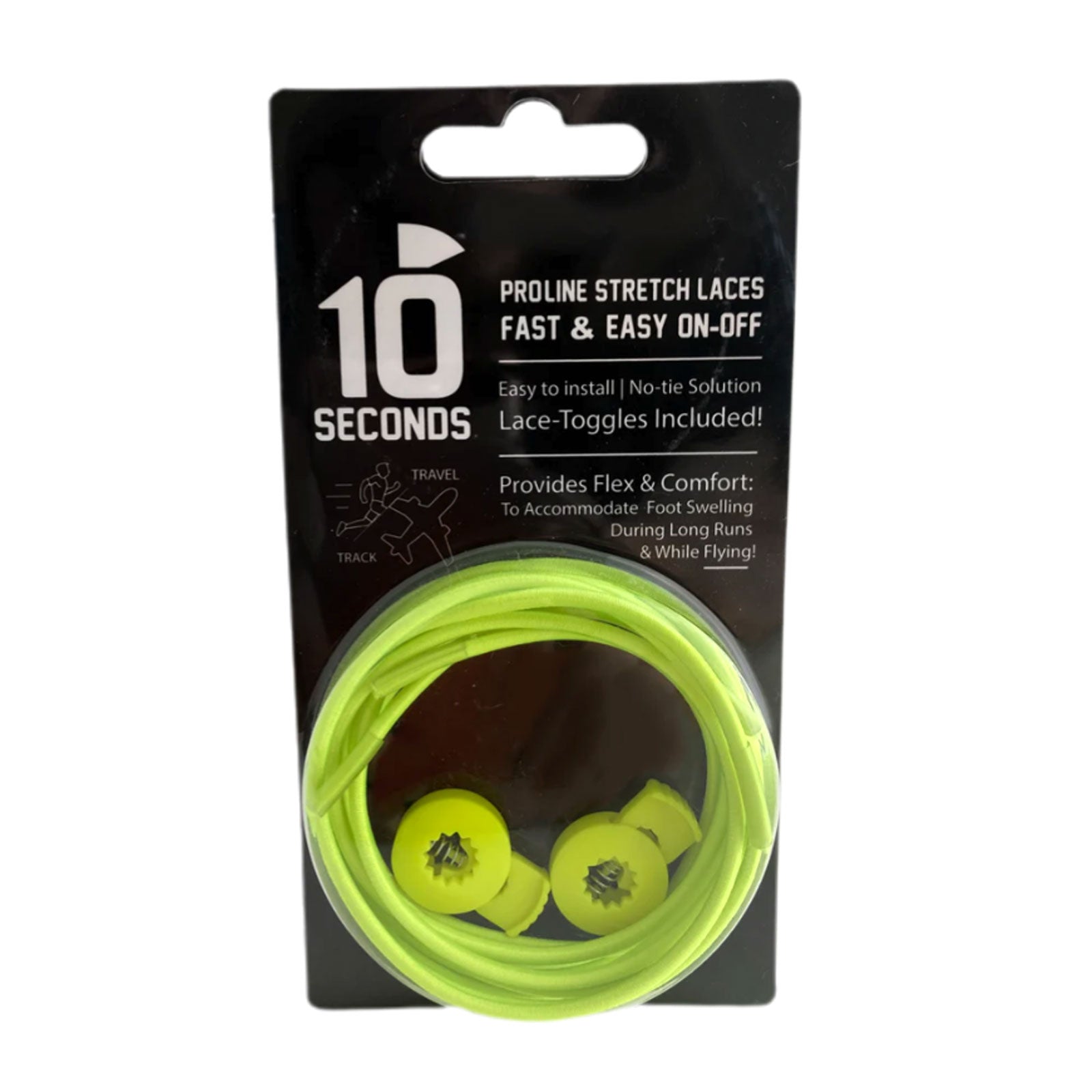 24508_1.jpg 10 Seconds Elastic Shoelace - Neon Yellow