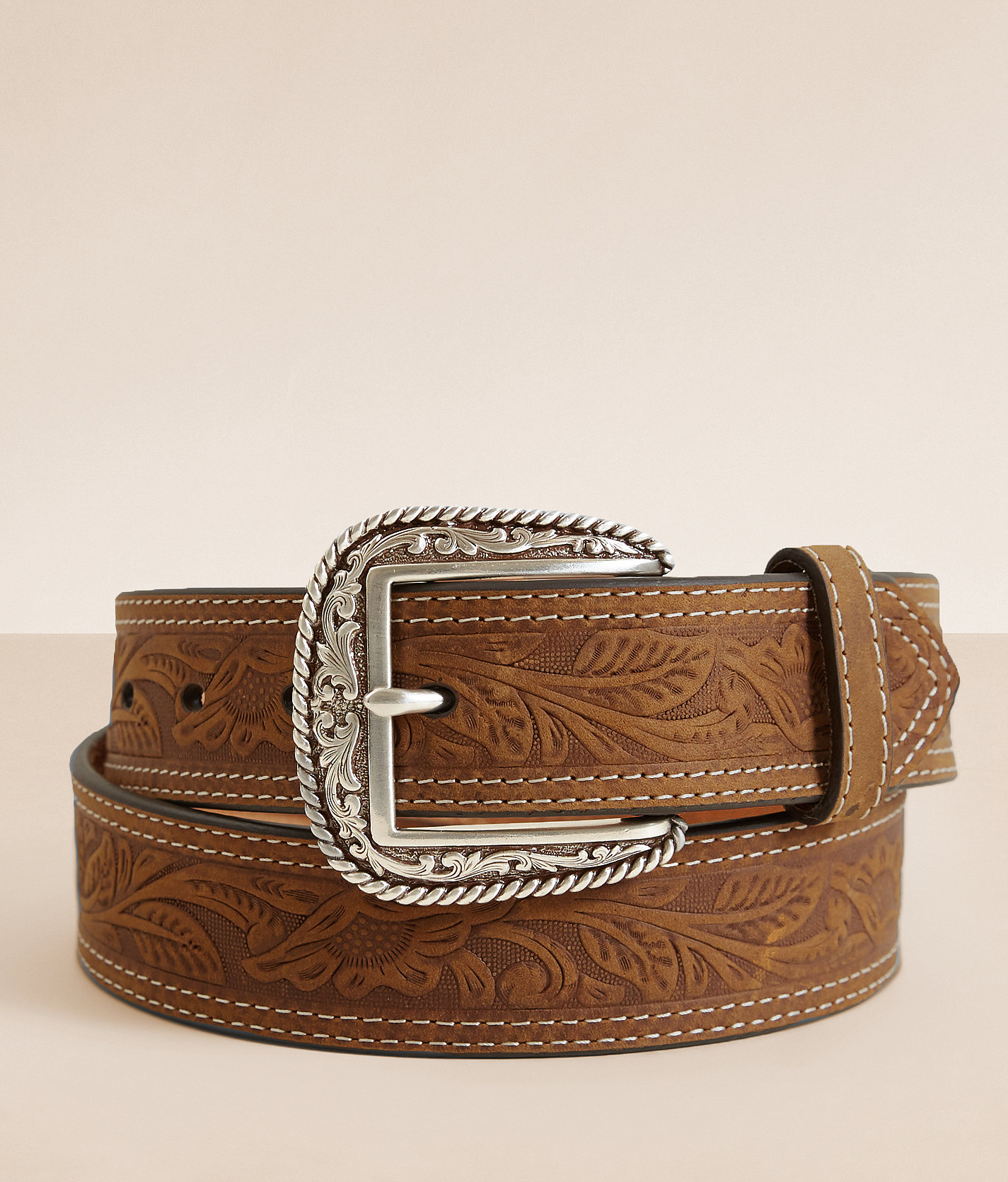 2a47d7ca0eccc05680e8d27b7cca1541v3.jpg Ariat Leather Belt - Men's Belts in Brown