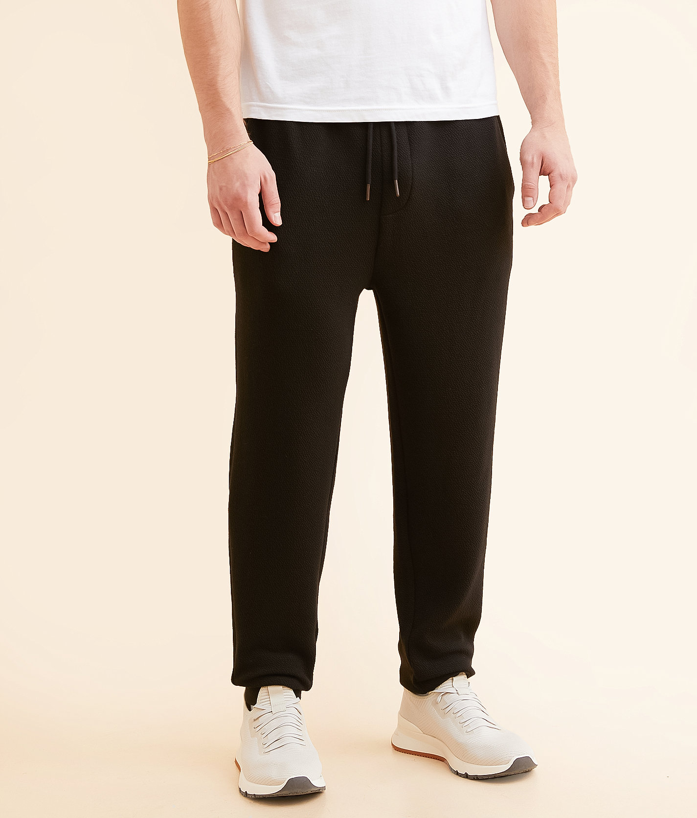 Outpost Makers Textured Jogger - Men's Sweatpants in Black