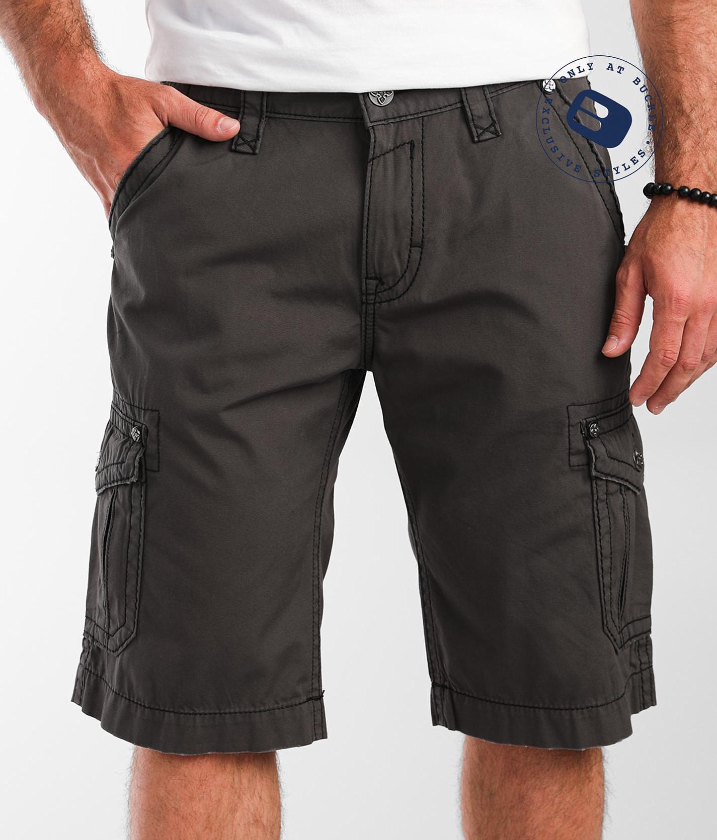 Rock Revival Classic Cargo Short - Men's Shorts in Charcoal