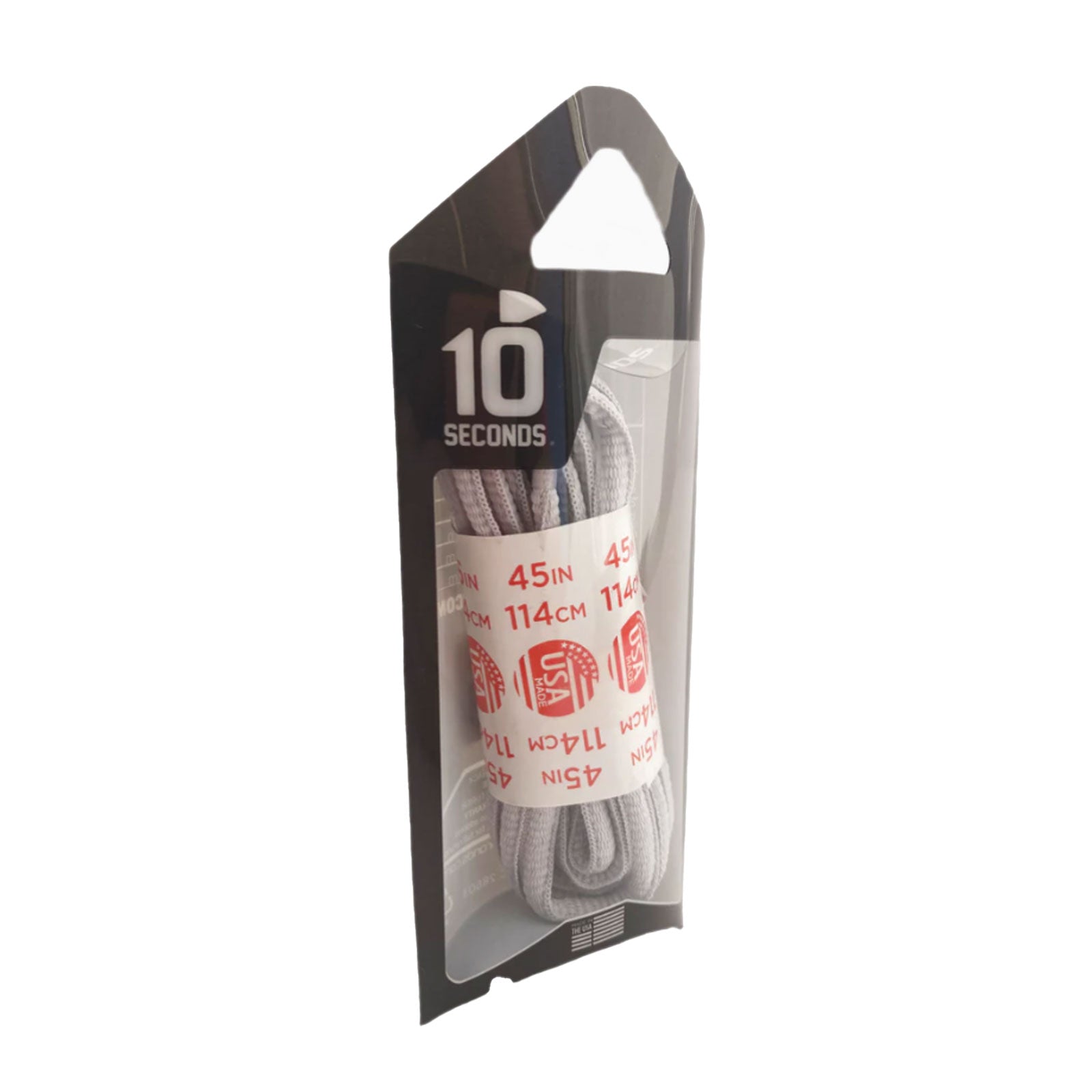 31461PPK-45_1.jpg 10 Seconds Athletic Oval Shoelace - Classic Grey