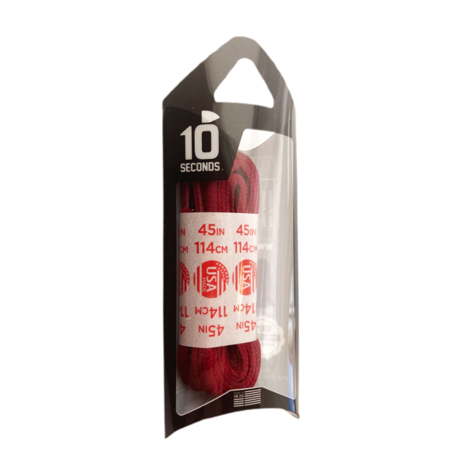 31468PPK-45_1.jpg 10 Seconds Athletic Oval Shoelace - Red