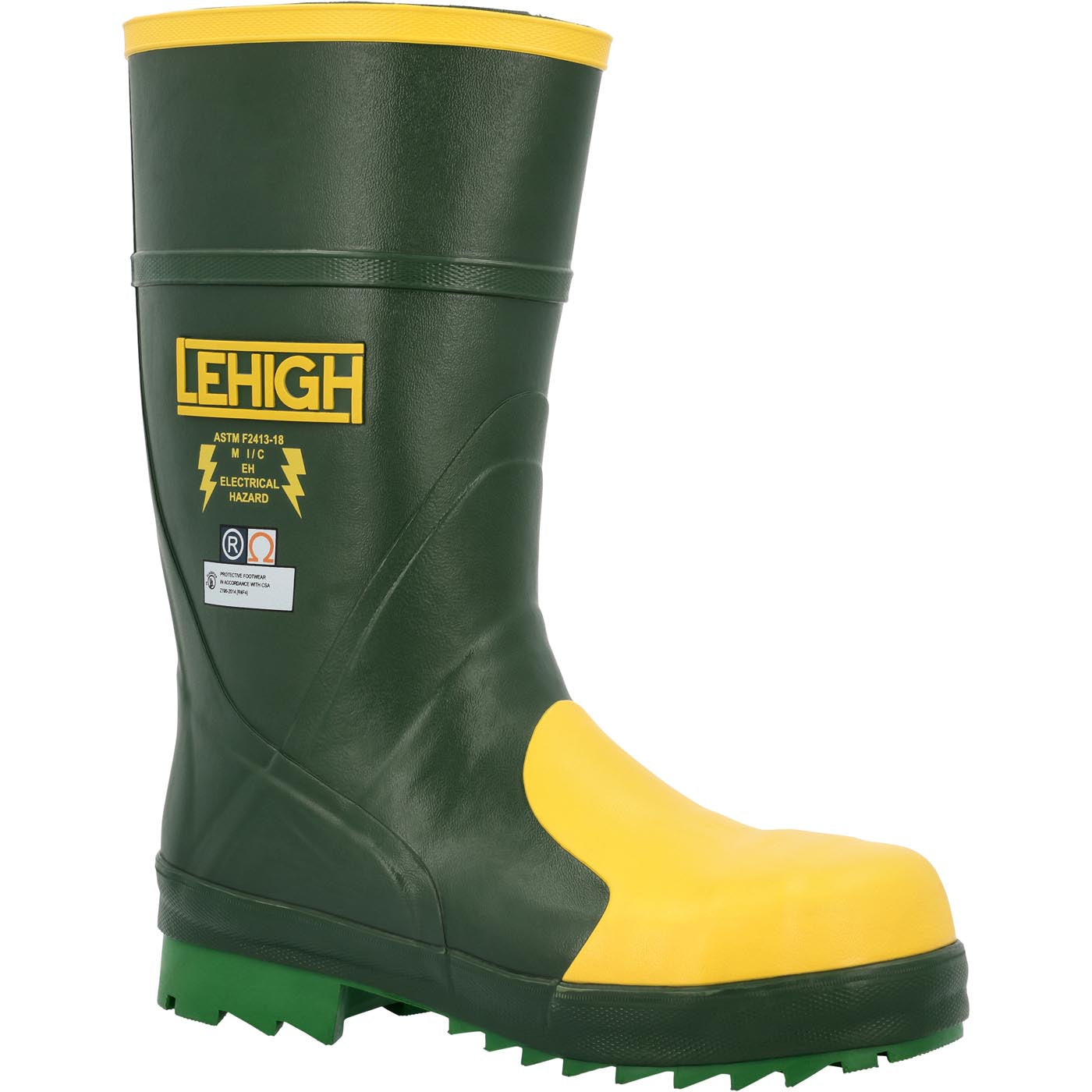 Lehigh Safety Shoes Unisex 12-Inch Steel Toe Dielectric Waterproof Rub