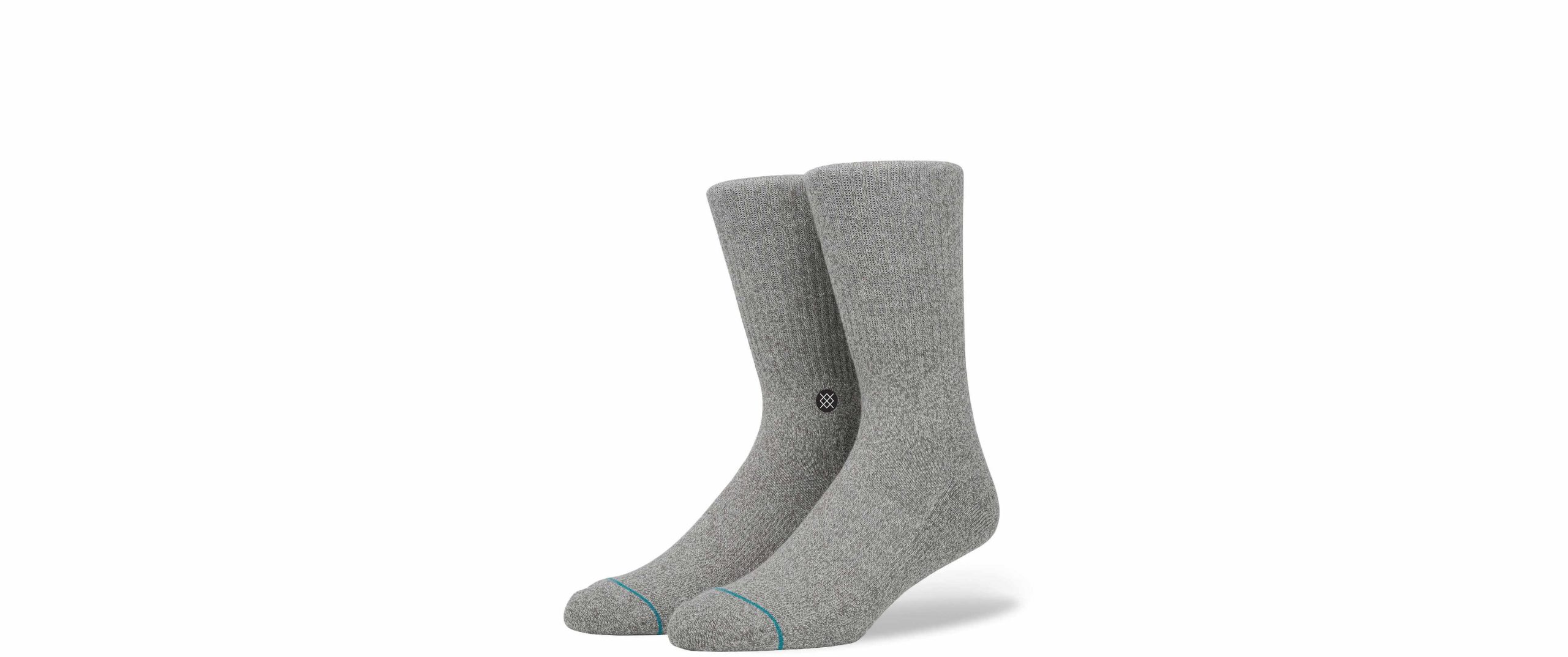 3653ced017cb6cbe88e564de4c39760av3.jpg Stance Icon Socks - Men's Socks in Grey Heather