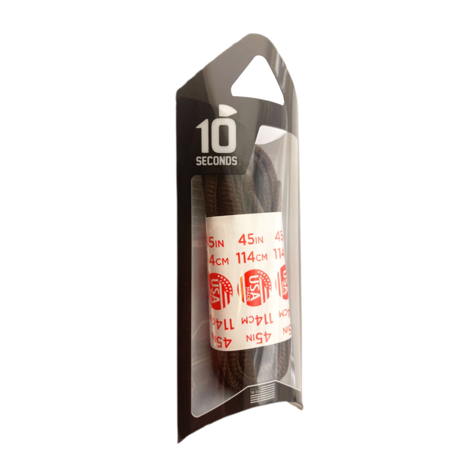 39610PPK-45_1.jpg 10 Seconds Athletic Oval Shoelace - Brown