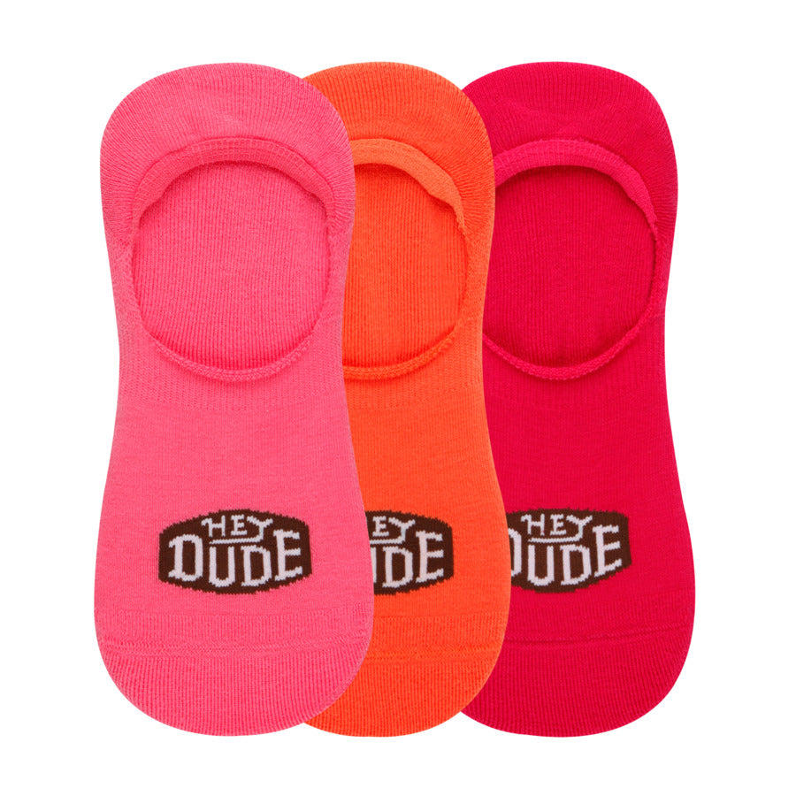 43564-669_SOLID_PINK_LEMONADE_HEYDUDE_NOSHOWSOCK_3PACK_TOP_conversion1_1000x.jpg Heydude No Show Sock 3 Pack