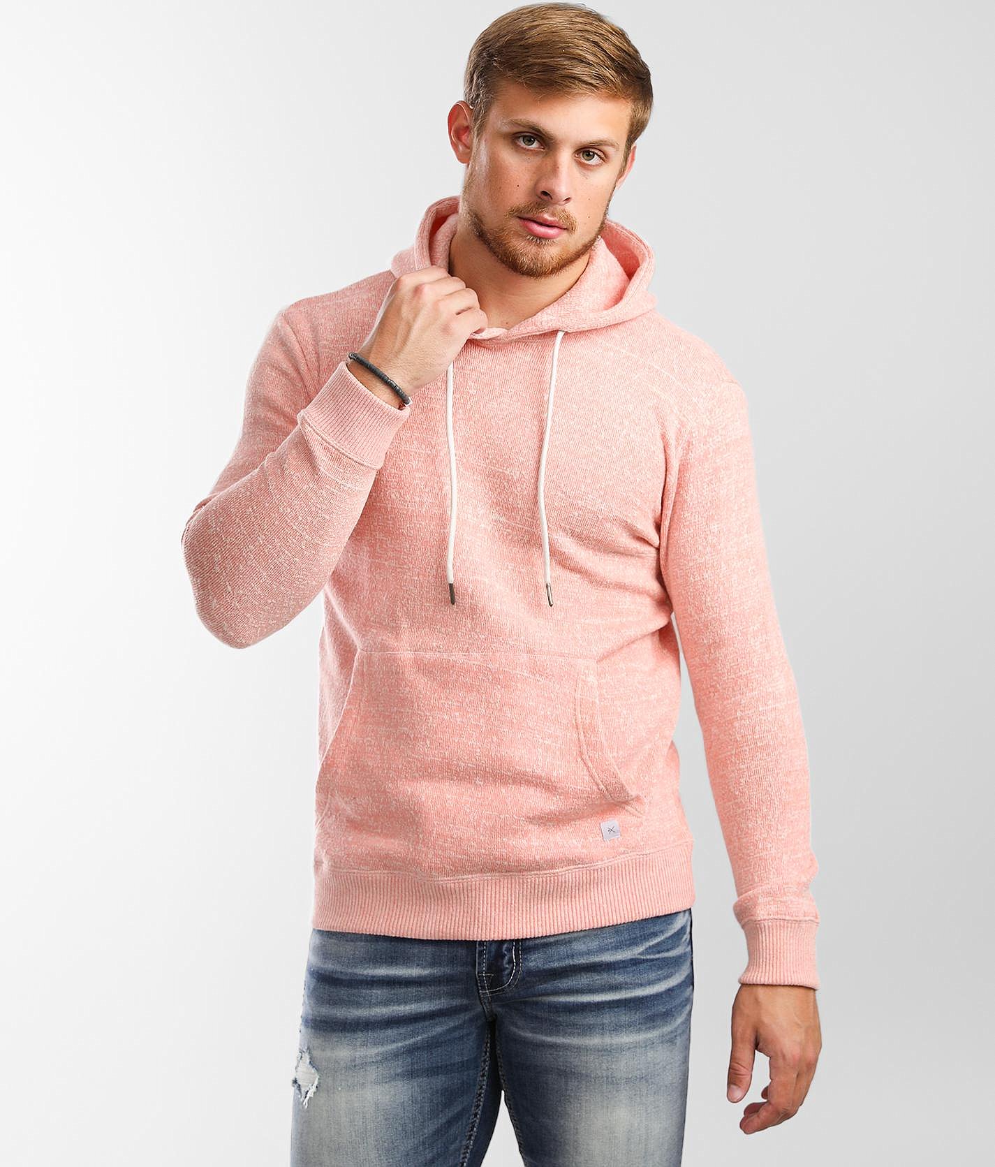 Departwest Hooded Sweatshirt - Men's Sweatshirts in Fusion Coral