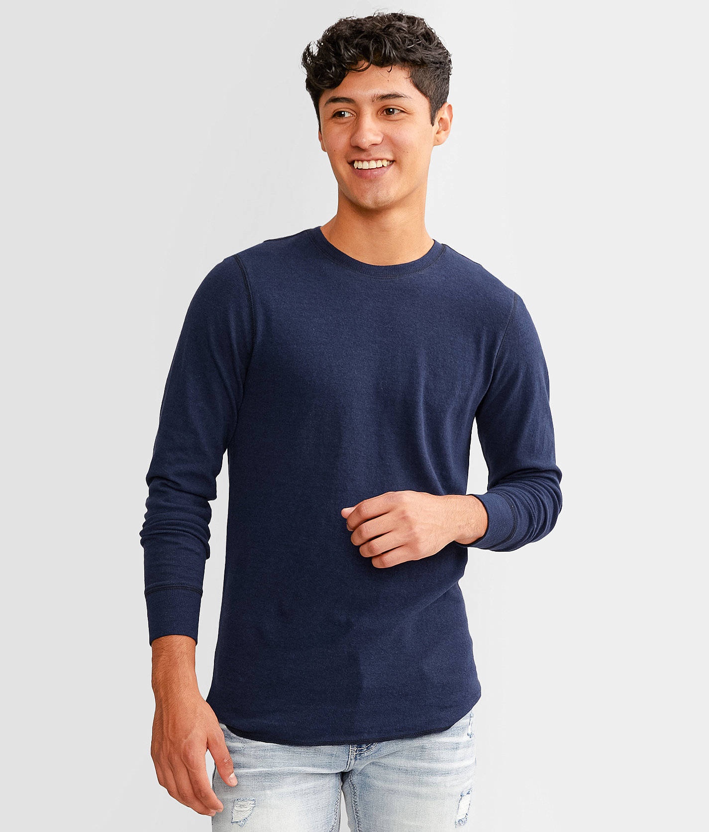 4563db67ae3ab507833c7798b15972dfv3.jpg Reclaim Drop Needle Thermal - Men's T-Shirts in Dress Blue Black