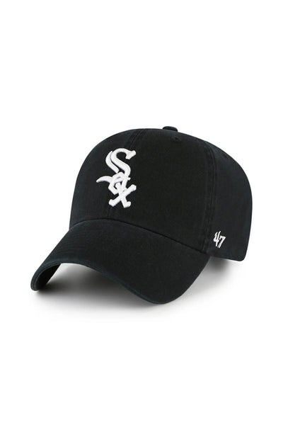 '47 White Sox Clean Up Hat in Black
