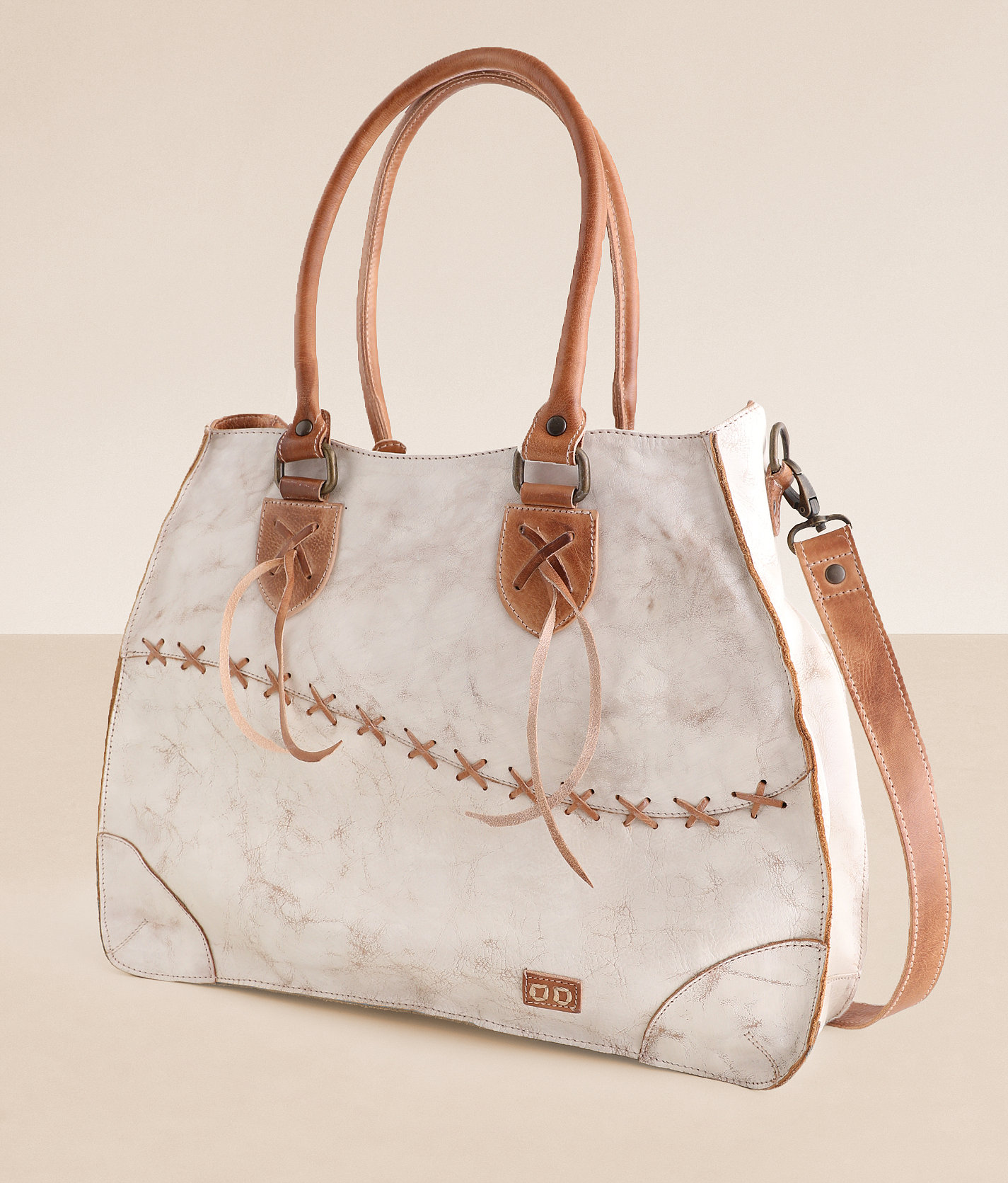 481a234746f08a1d49eadc0d612f536dv3.jpg Bed Stu Bruna Whipstitch Leather Tote - Women's Bags & Wallets in Nectar Lux Tan Rustic