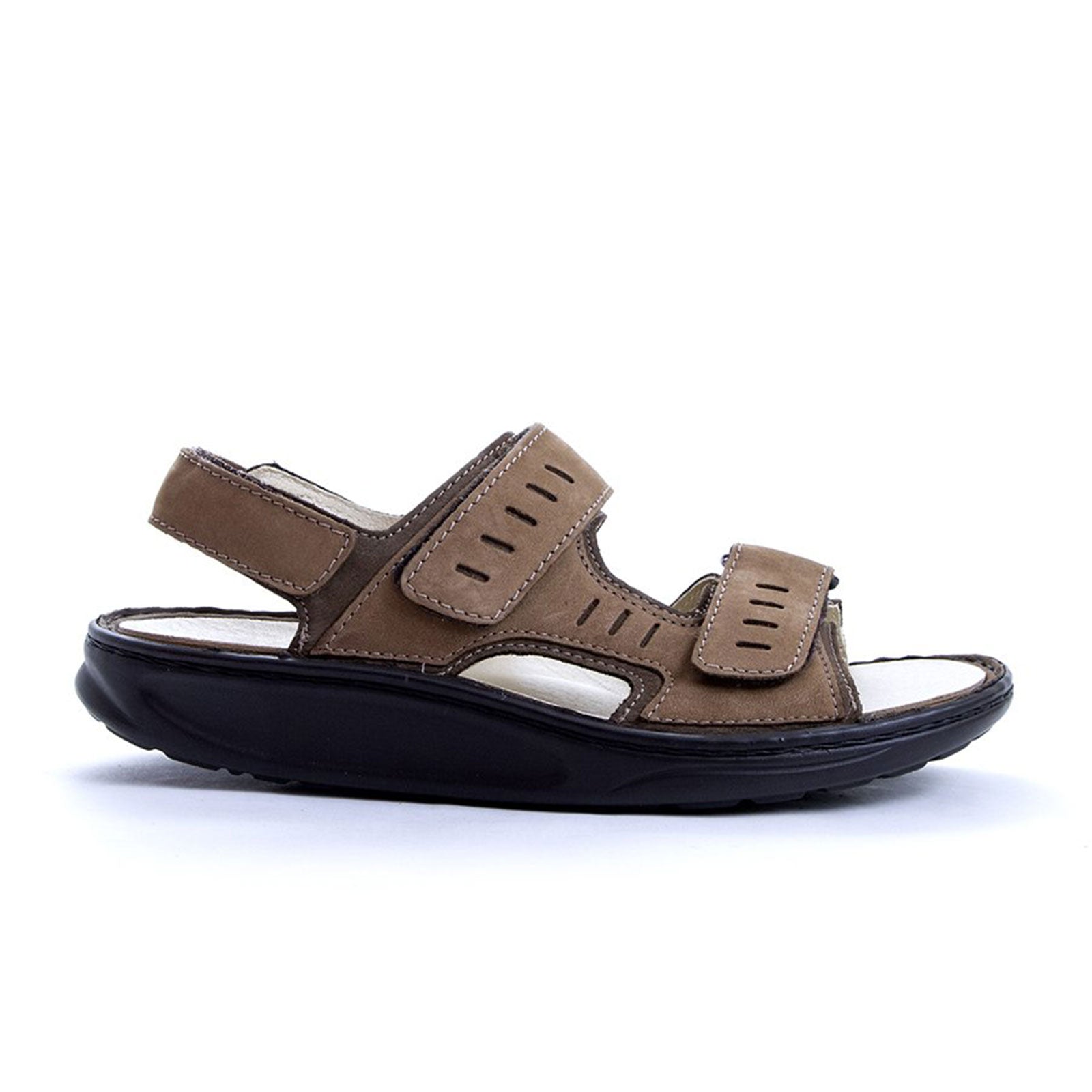 484001-U691-757_1.jpg Waldlaufer Hanno 484001 Backstrap Sandal (Men) - Brown Nubuck