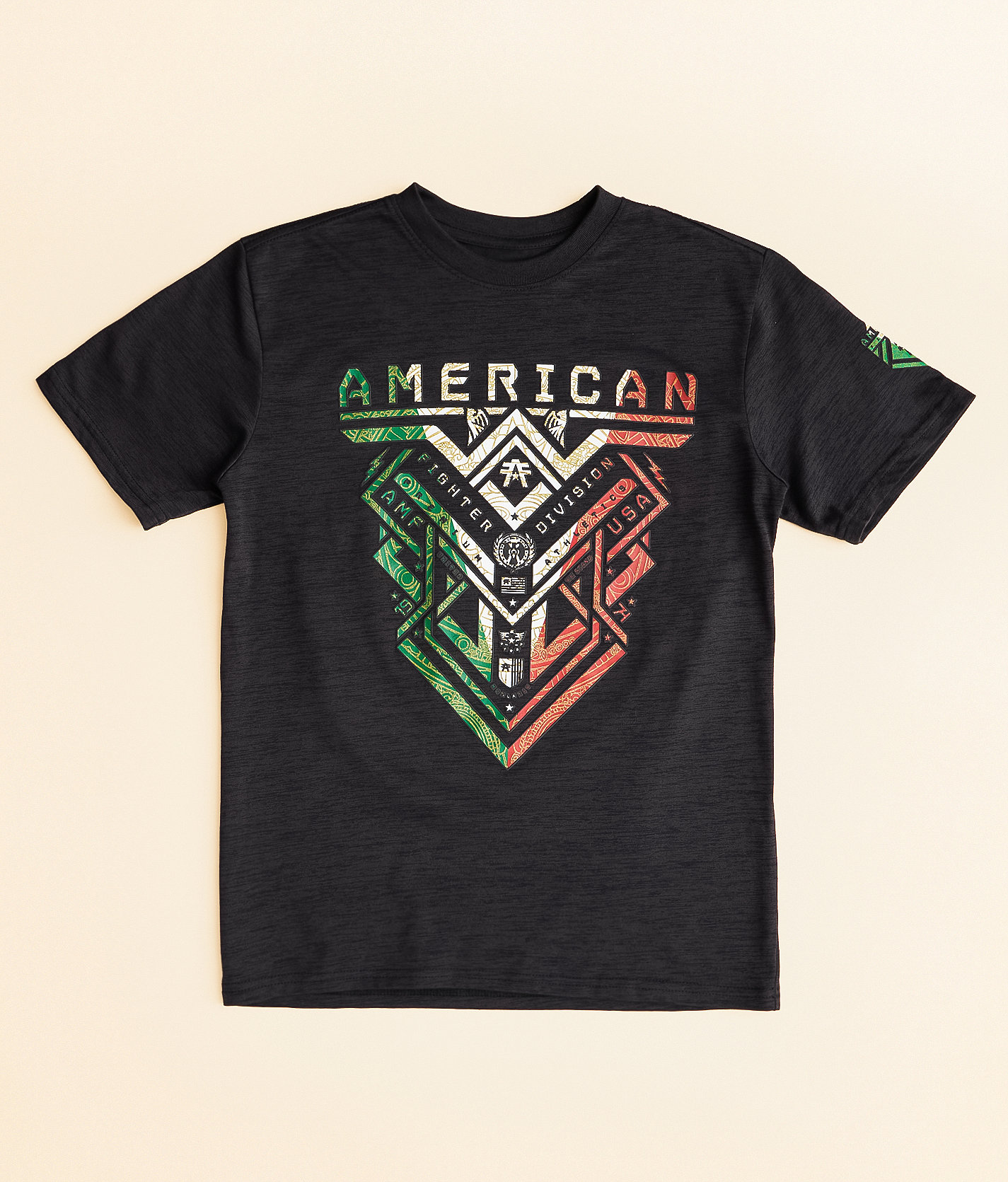 Boys - American Fighter Garrison T-Shirt - Boy's T-Shirts in Pitch Black