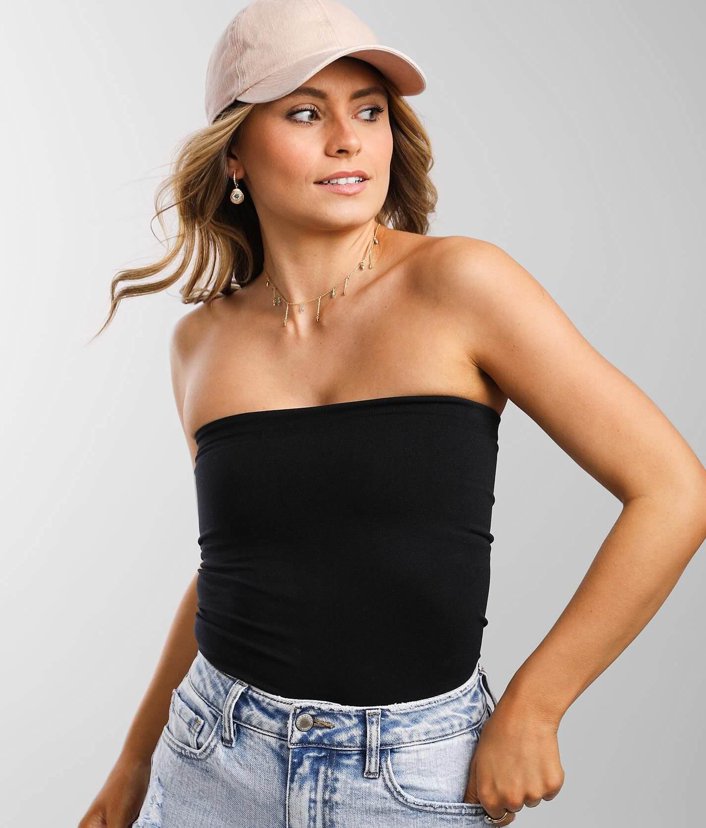 4d7f28408dbfacbfd406d22290bab7d1v3.jpg Free People Carrie Tube Top - Women's Shirts & Blouses in Black