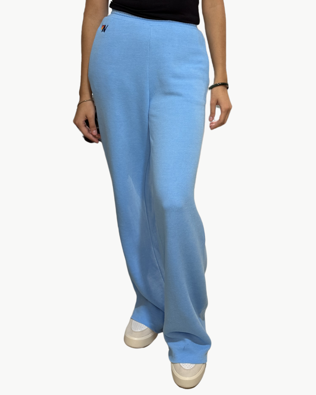 5859b52e1.png WIDE LEG WOMENS POCKET SWEATPANTS IN SKY