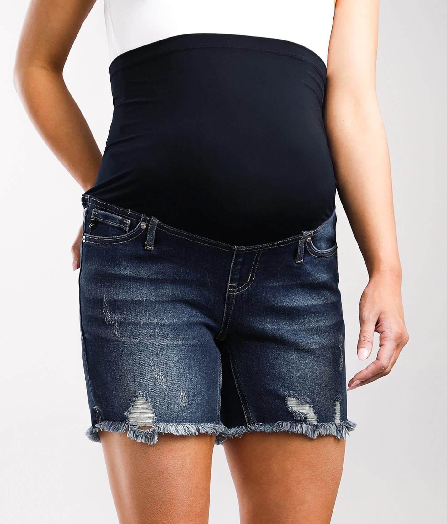 58d923adf9444676a5fe02da56c65e36v3.jpg KanCan Maternity Stretch Short - Women's Shorts in Dark
