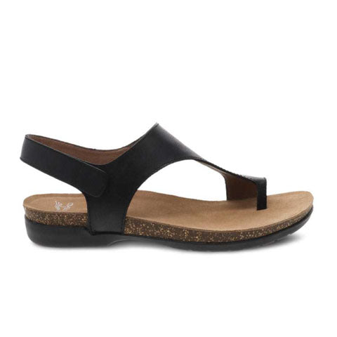 6024470200_1.jpg Dansko Reece Backstrap Sandal (Women) - Black Waxy Burnished