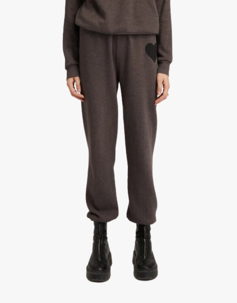 SPRWM Heart Sweatpants in Charcoal