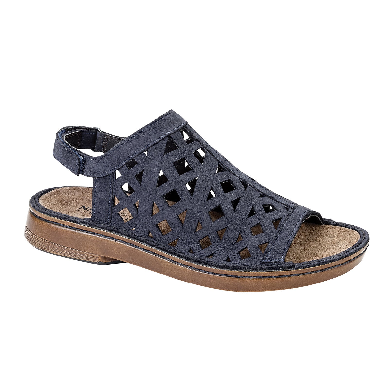 63417-D74_1.jpg Naot Amadora Sling Sandal (Women) - Navy Velvet Nubuck
