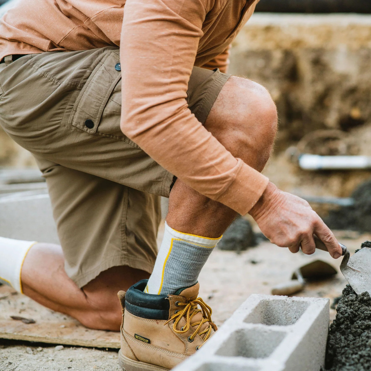 Fox River Merrino Wool #6621 Natural Medium Weight Crew Sock