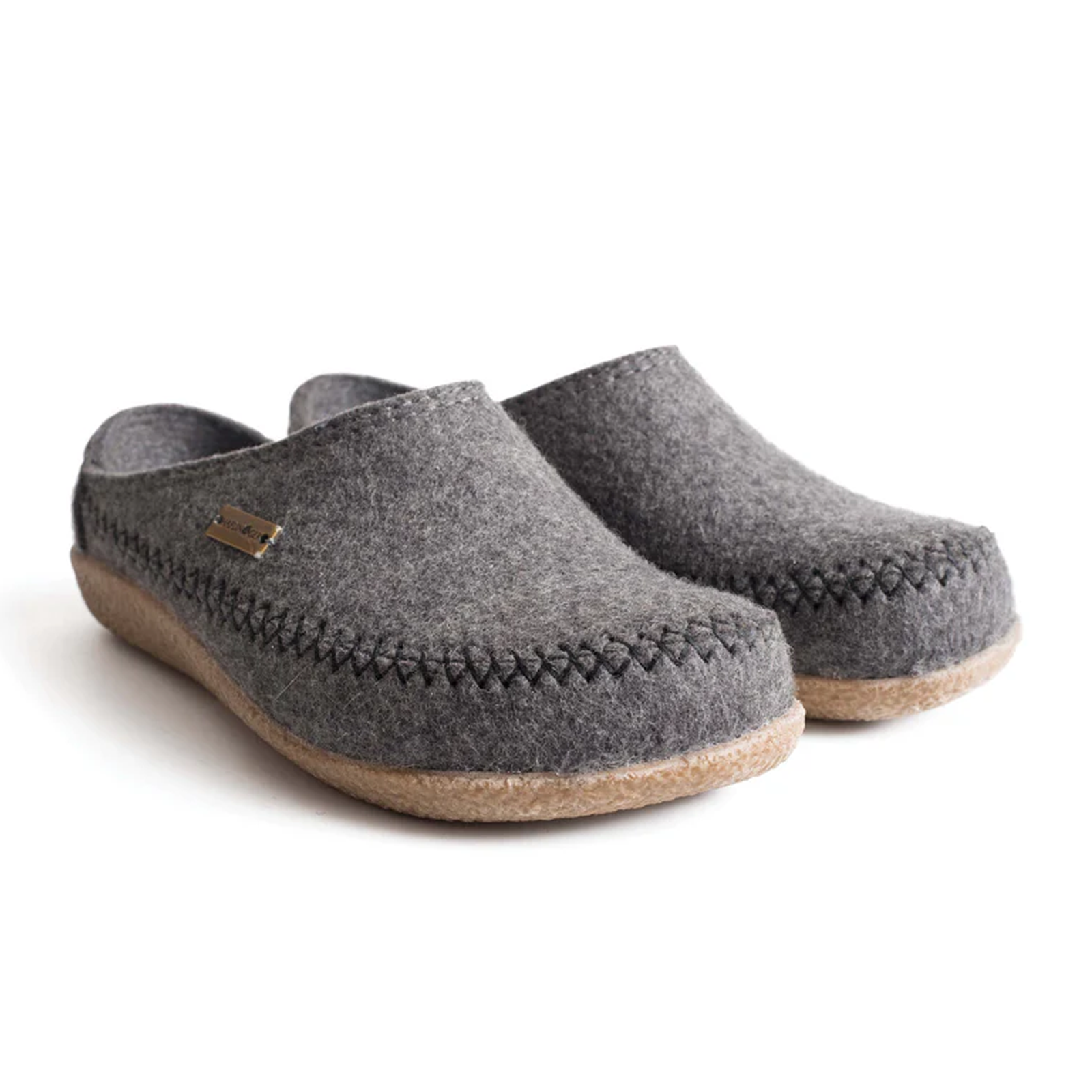 718001-304_1.png Haflinger Fletcher Slipper (Unisex) - Grey