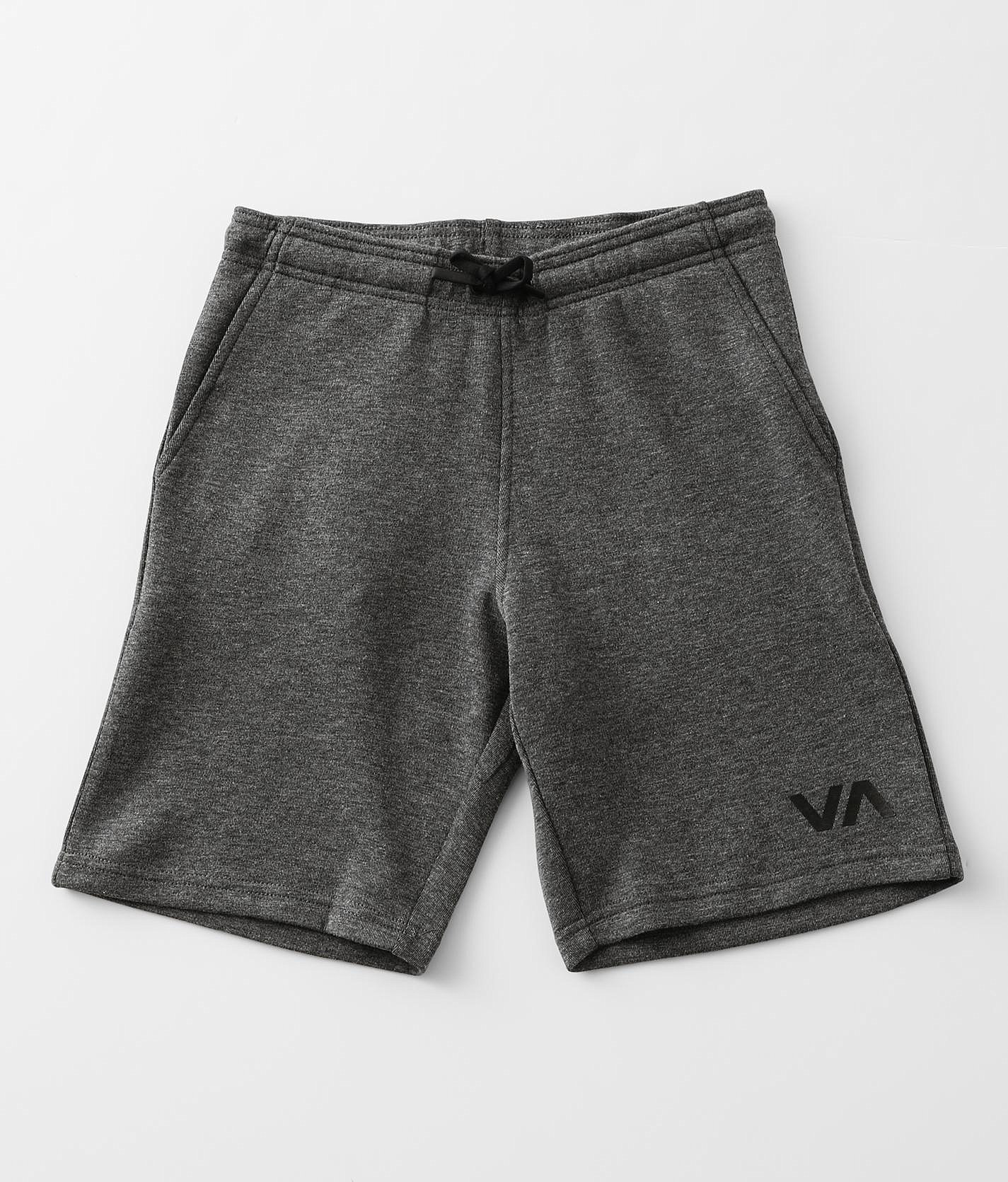 Boys - RVCA Sport III Knit Short - Boy's Shorts in Smokey Grey Heather