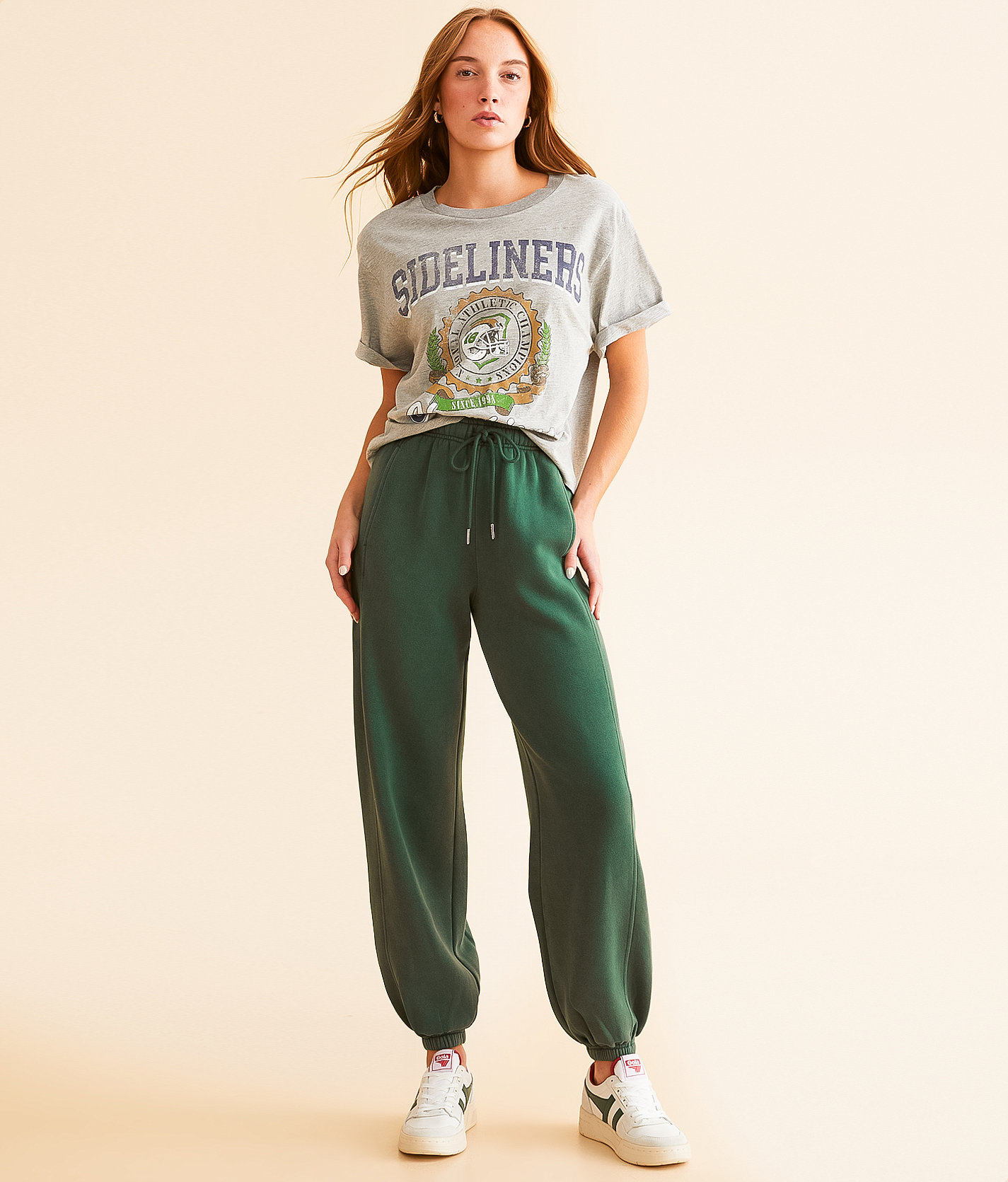 Gilded Intent Washed Sweatpant - Women's Sweatpants in Emerald Green