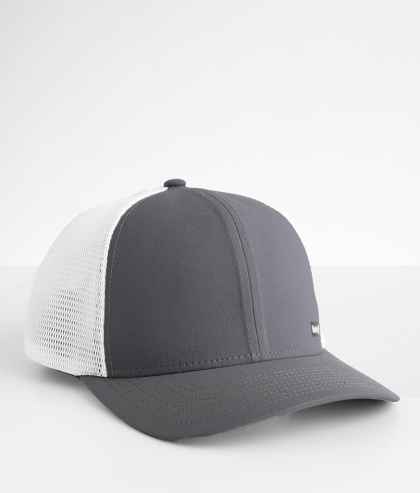 Hurley League Trucker Hat - Men's Hats in Dark Grey