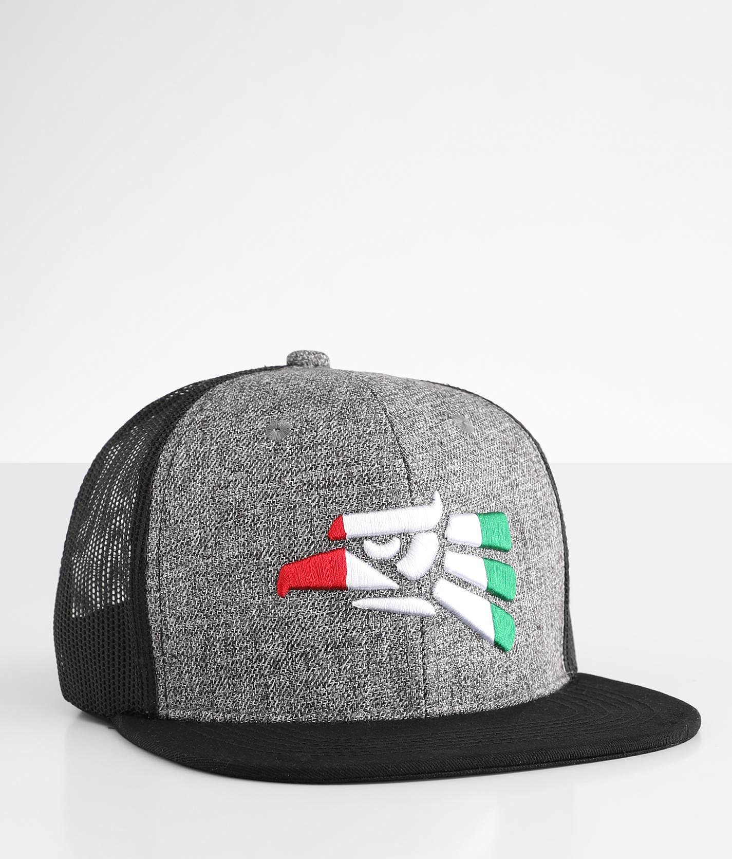 85f08643e37855b91734b40d1bf3b83bv3.jpg Zion Hecho Trucker Hat - Men's Hats in Charcoal Black