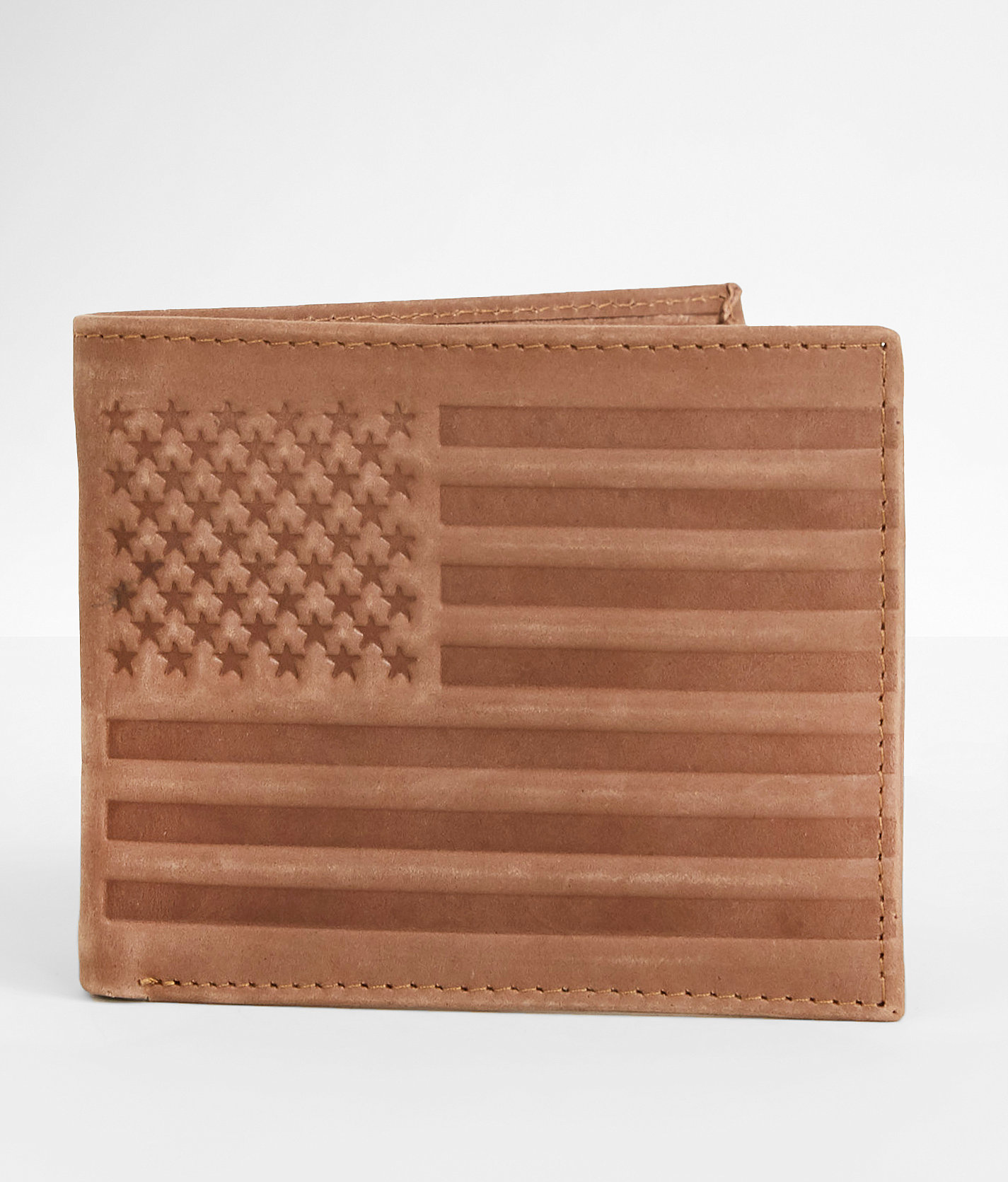 BKE Flag Leather Wallet - Men's Bags & Wallets in Cognac
