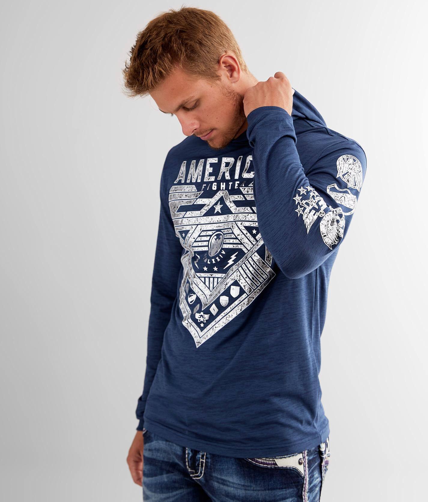 8c9fc71f0d1cec0b1c747b9376b848e9v3.jpg American Fighter Mountville Hoodie - Men's Sweatshirts in Sailor Blue