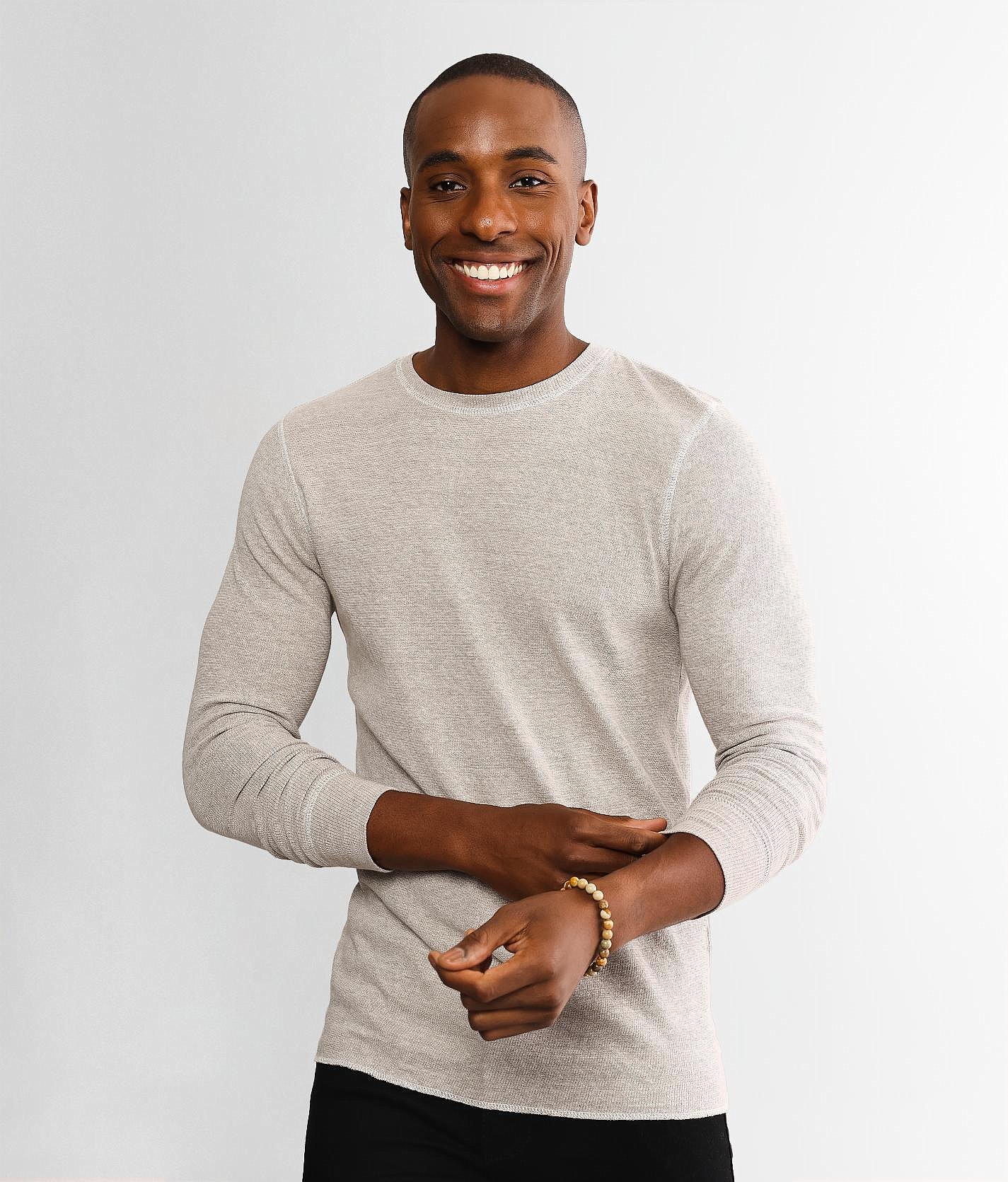 948a10ffb0b8769381caf0fca3f5384av3.jpg Reclaim Drop Needle Thermal - Men's T-Shirts in Marshmallow Fallen Rock