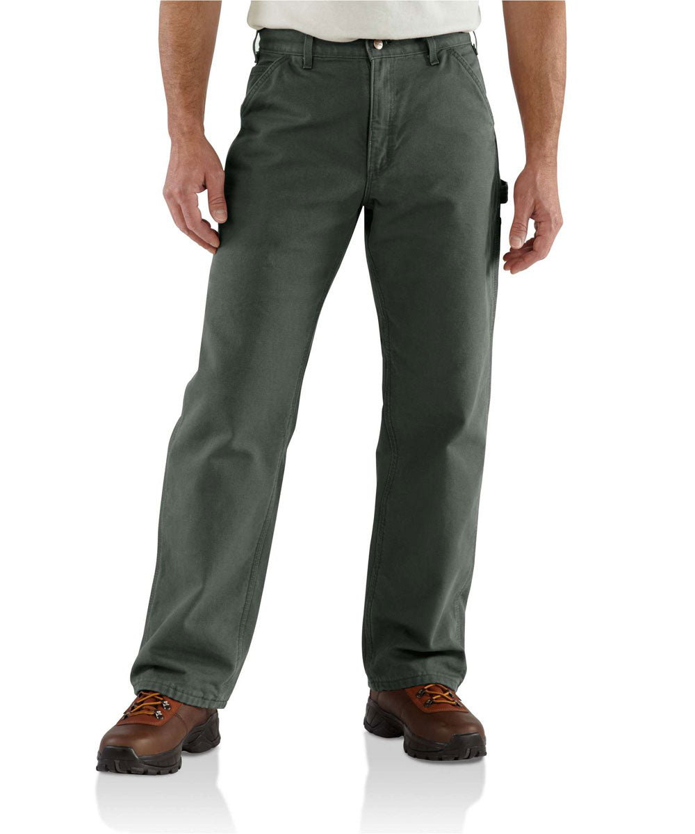 B111MOS_1200x1440.jpg Carhartt B111 Washed Duck Flannel-Lined Work Dungaree - Moss
