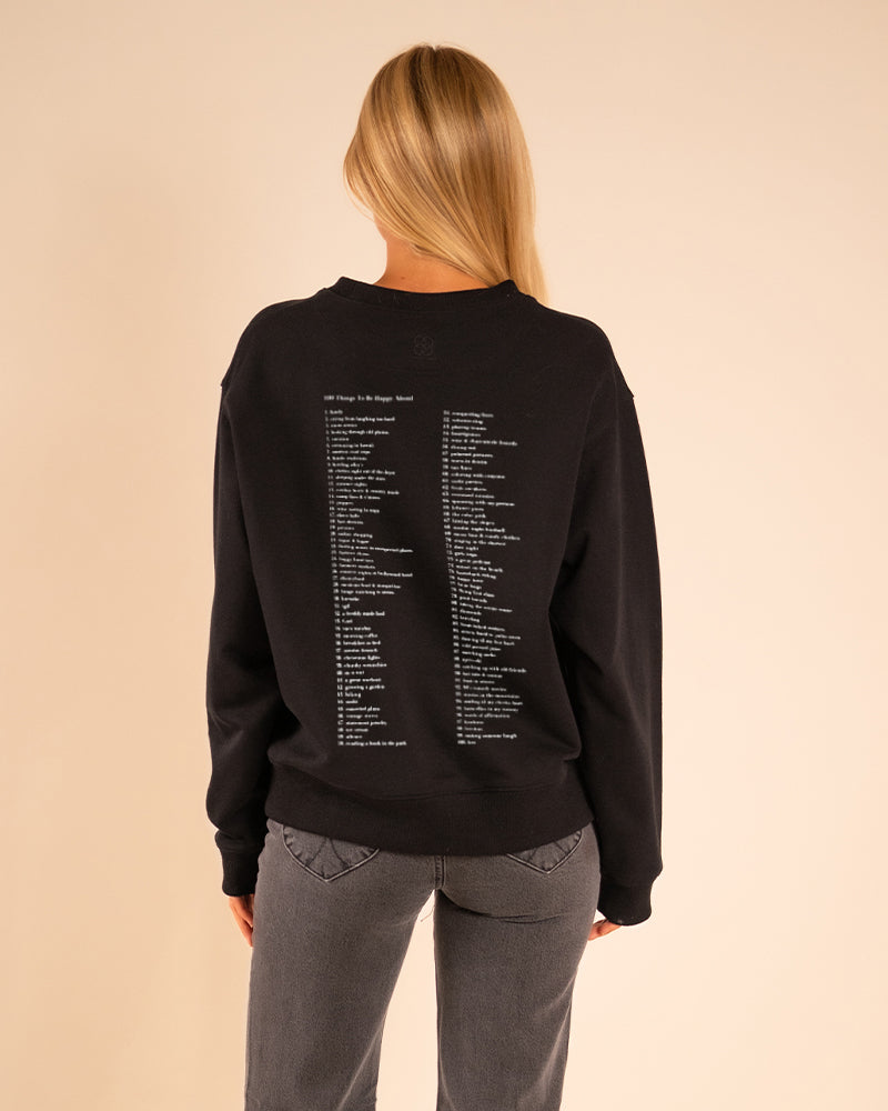BACK.jpg 90’s Baggy Crewneck 100 Things Happy