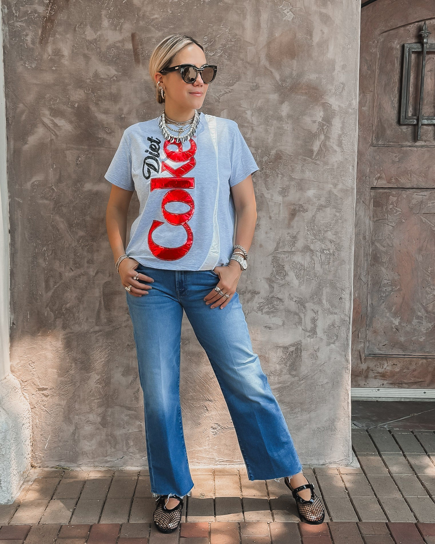 Grey Diet Coke® Logo Tee