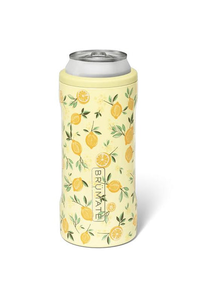 BruMate 12 oz Hopsulator Slim Can Cooler in Limoncello