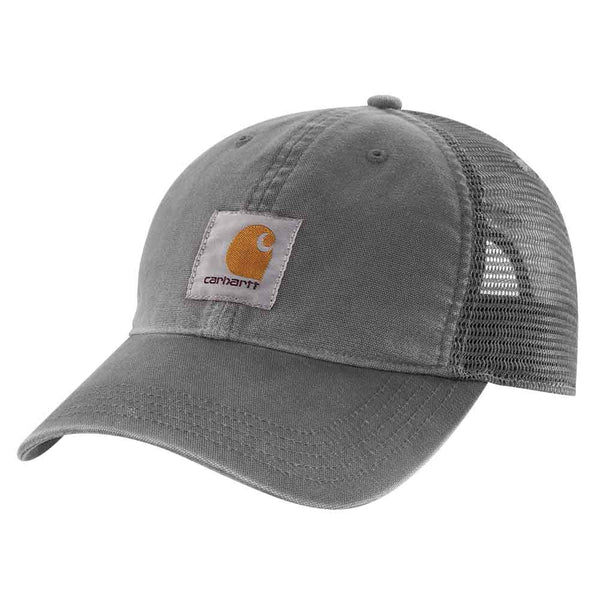 CARHARTT-BUFFALO-CAP-WOMENS-GRAVEL-100286_039_S19_1_grande.jpg Carhartt Canvas Mesh Back Cap in Gravel