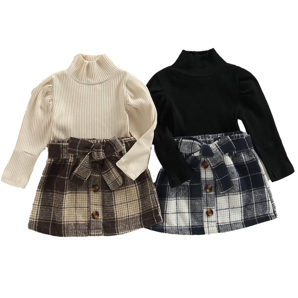SAMANTHA Plaid Skirt Outfit